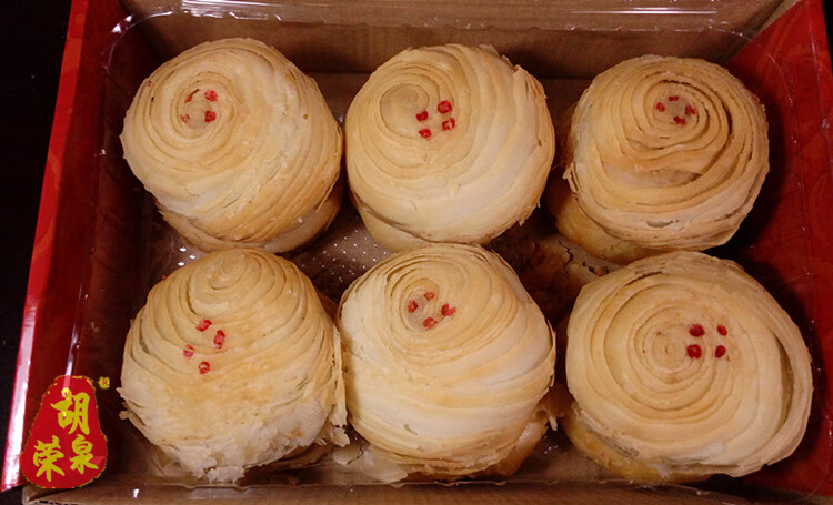 潮州特产牌坊街胡荣泉朥饼 泥月饼绿豆饼红豆饼潮汕小吃手工老式 汕头