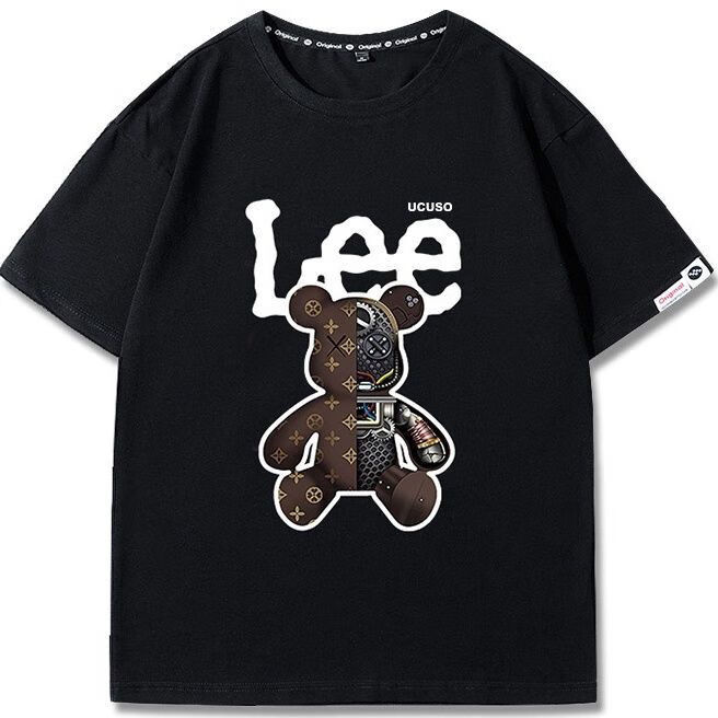 特价捡漏ucuso联名暴力熊t恤男潮流夏季新款圆领短袖情侣潮牌半袖旗舰
