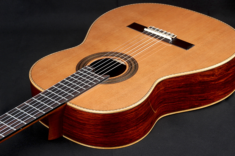 专业演奏级古典吉他 红棉手工加震全单古典吉他可可菠萝演奏级红松