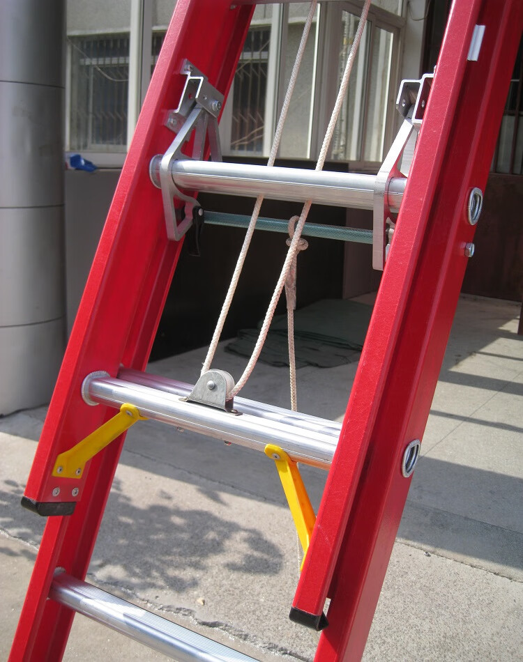 电工梯绝缘升降梯伸缩梯工程玻璃钢消防电讯铝合金承重150kg放心购 6.