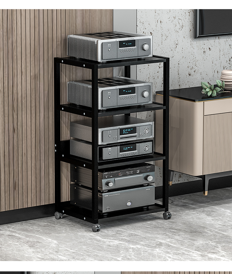 佳倩 功放机架功放柜子音响音箱功放机柜可移动cd胆机hifi器材支架