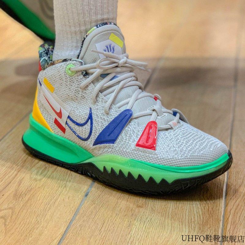 kyrie 7 欧文7代 篮球鞋男 白绿蓝 薰衣草紫 白金气垫运动球鞋女同款