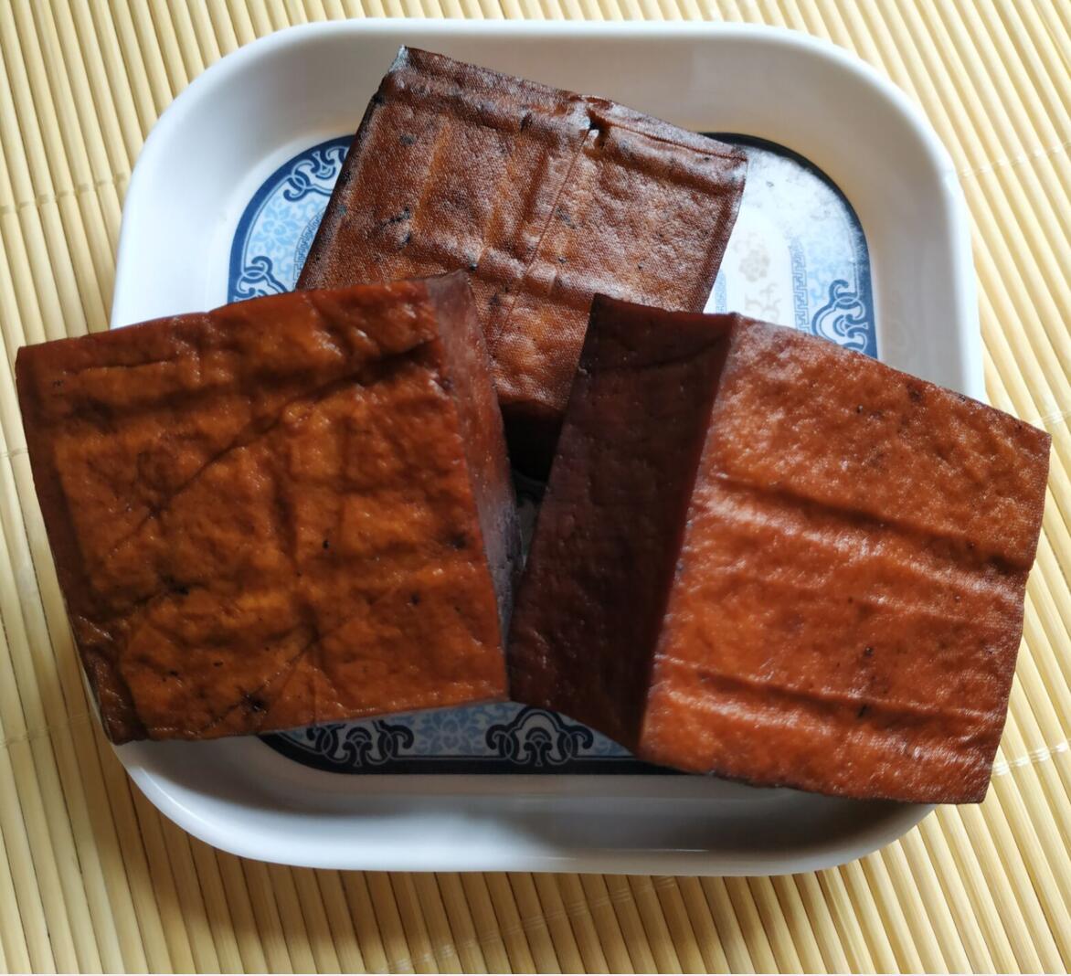 柴火熏豆干手工五香麻辣豆腐干四川特产农家凉拌热炒即食腊豆干 熏