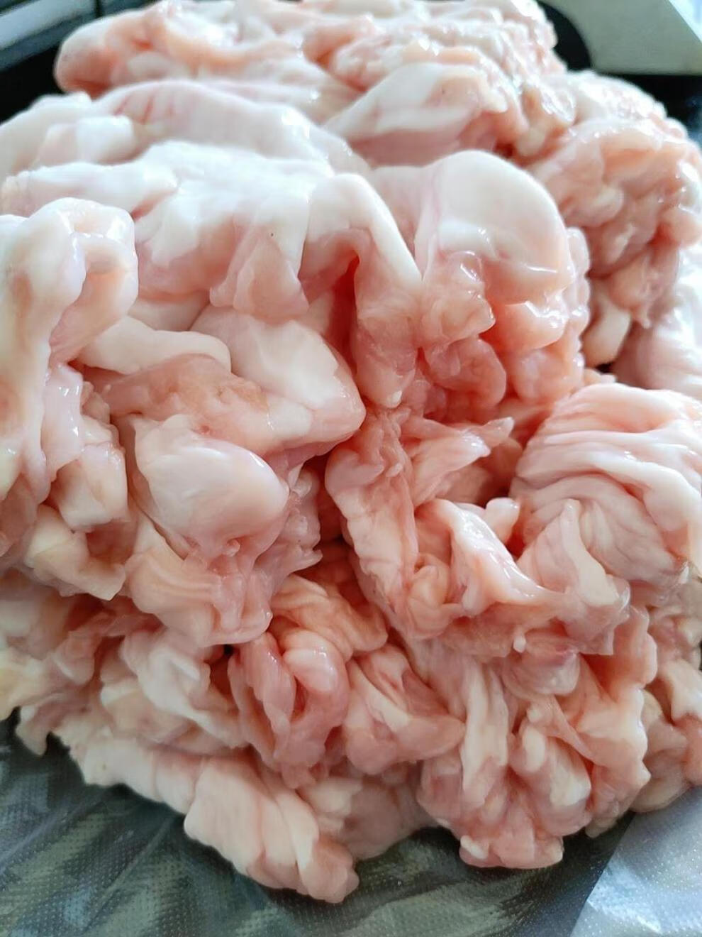 牧马安达 顺丰速运 新鲜土猪鸡冠油猪大油花脂油速冻 新鲜鸡冠油3斤