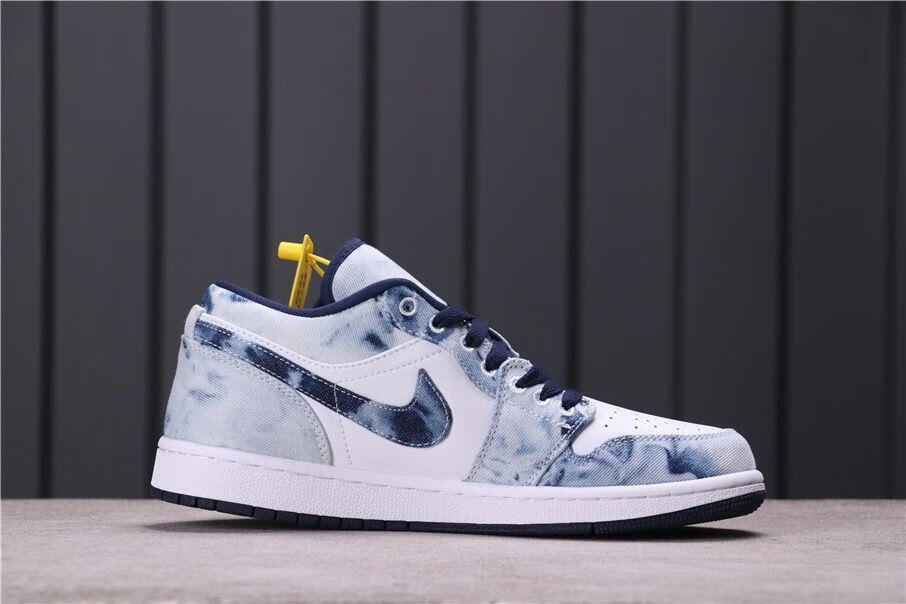 nike耐克实拍aj纯质乔1代低帮鞋 男女运动休闲板鞋学生 梦幻星空 38