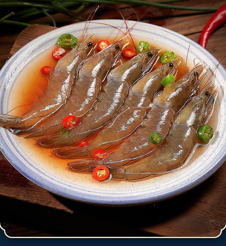熟醉虾生腌即食甜辣鲜活潮汕罐装生呛大虾舟山宁波小海鲜特产刺身