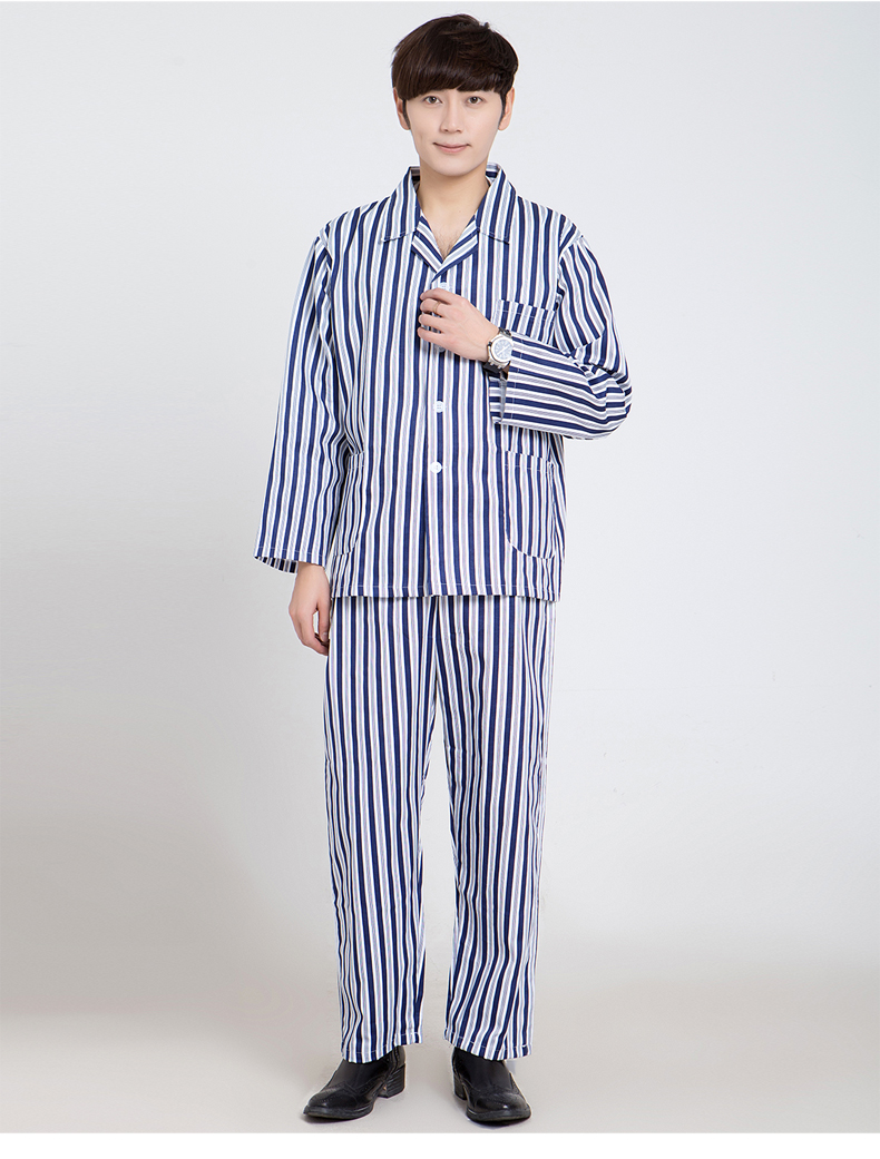 病号服睡衣男女长袖病员服套装医院患者服短袖病人服装护理服 粉条