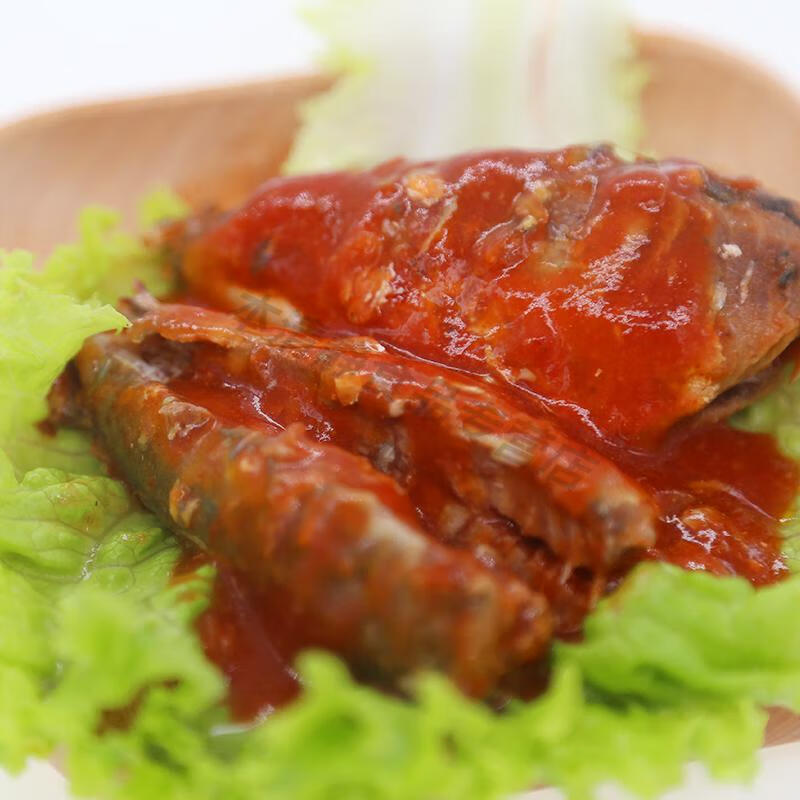 茄汁鲭鱼罐头425g1罐5罐即食青鱼罐头 青花鱼罐头 海鲜罐头小吃 茄汁