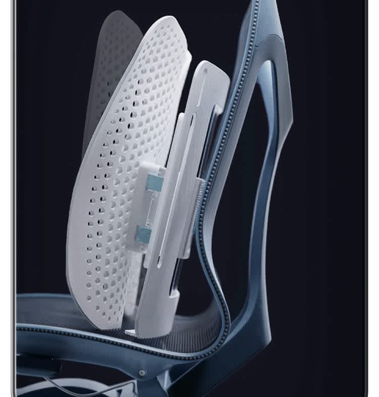 乐班人体工学腰垫腰靠靠背垫办公室座椅靠垫久坐靠腰垫 旗舰成人款