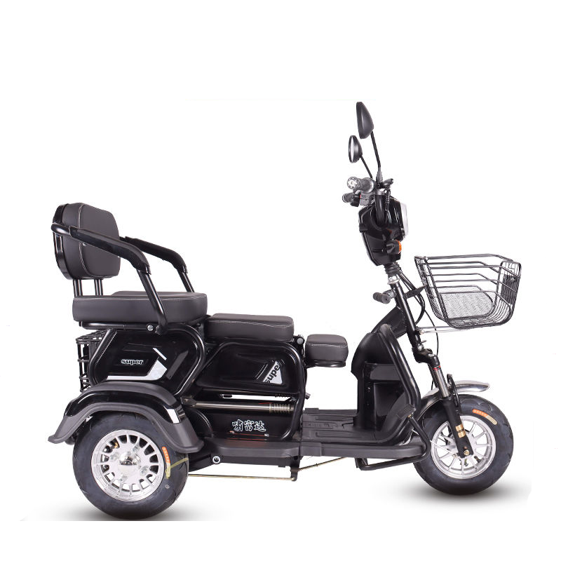 代步电动车助力车残疾人休闲电动三轮车成人家用女性接孩子人小型电瓶