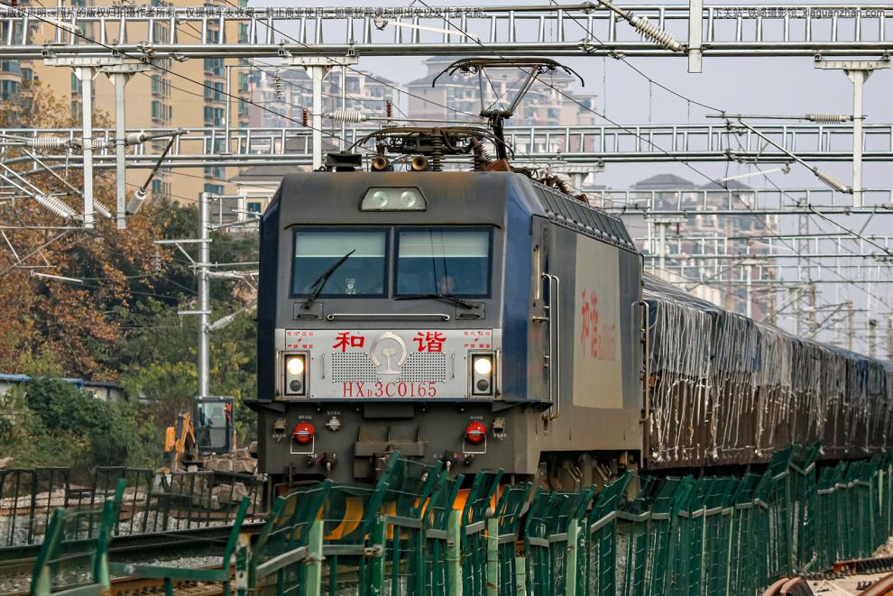 2022新款海通模型猩猩火车模型中国和谐电3c型电力机车hxd3cho比例