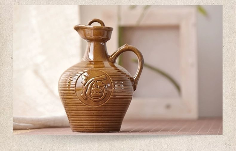 酒坛子土陶四川隆昌土陶酒壶家用密封酒罐1斤-20斤装仿古泡酒坛酒具