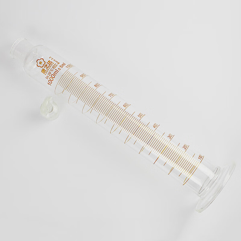 康之达 玻璃具塞量筒5 10 25 50 100 250 500 1000ml带刻度量桶 实验