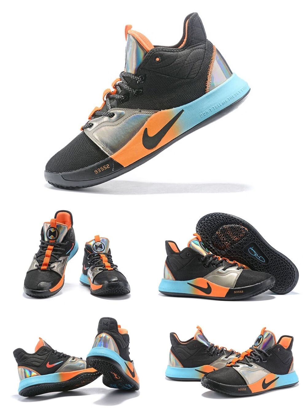 保罗乔治3代篮球鞋透气运动男子实战耐磨减震防滑学生战靴pg3曼巴精神