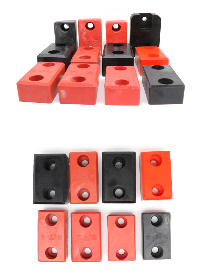 ld单梁起重机行车橡胶防撞缓冲块防碰块聚氨酯缓冲器块橡胶方块1号