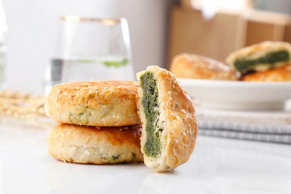 10个全国中秋月饼 海苔饼 浙江台州临海特产紫阳九九百年老店【图片 