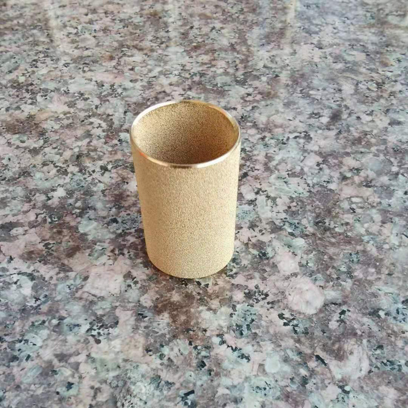 铜烧结滤芯金属粉末冶金过滤器油水分离器smc黄青铜液压油滤管筒