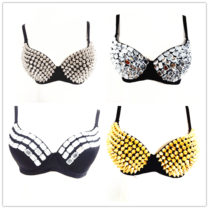 性感演出胸衣 夜店文胸ds舞台女歌手演出服钢管舞服装摄影写真性感