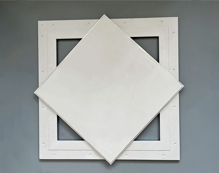 捷圣 检修口石膏板检修口装饰盖板双铝边石膏检修口 吊顶暗式检修孔 