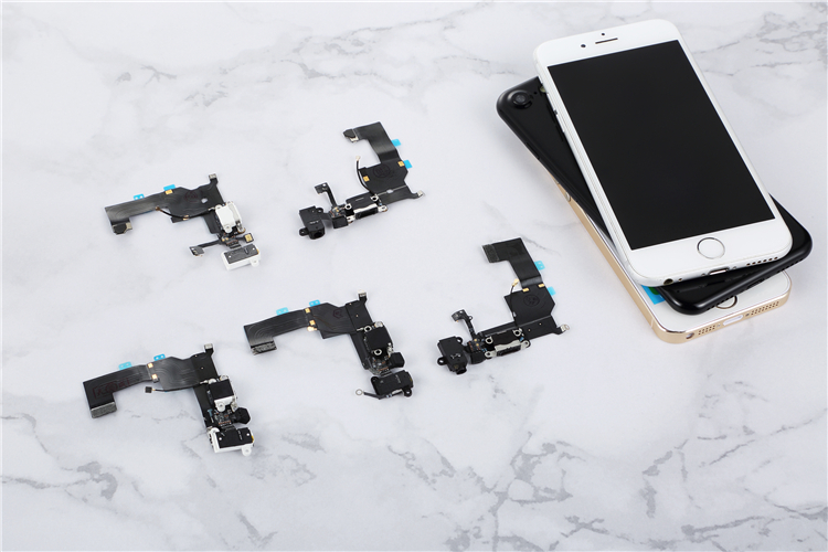 适用iphone苹果6排线6s尾插6sp充电6p插口plus送话器7耳机7p口孔5s六