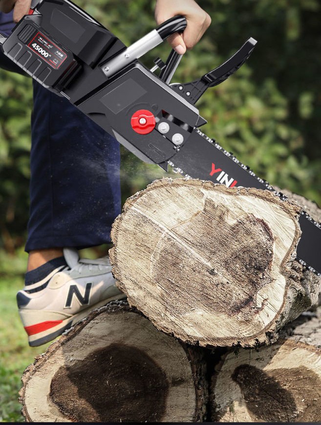 德国银龙岛电链锯家用伐木锯木工电锯木材切割机链条锯升级款16寸电