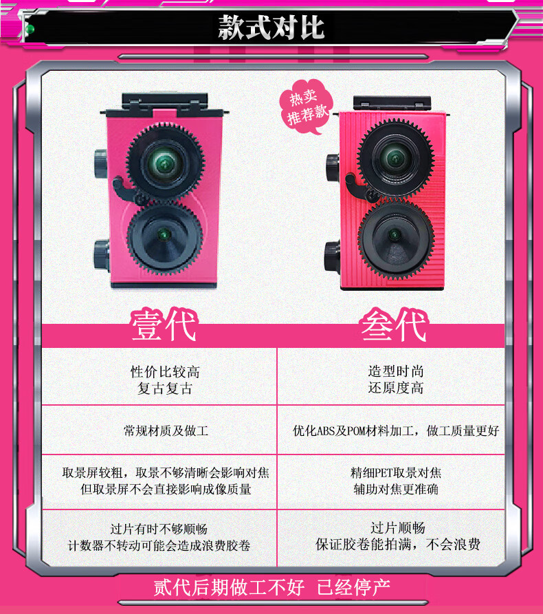 简梓帝骑相机假面骑士帝骑同款decade相机门矢士双反复古老式傻瓜照相