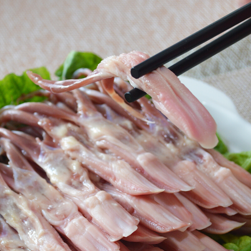 新鲜鸭舌250g约30只批发生鲜鸭舌头冷冻鸭舌生鸭舌可火锅烧烤卤 250g