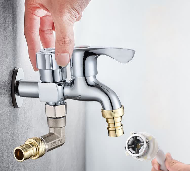 2022新升级双通水龙头洗衣机一分二家用一进二出多功能双头出水两用