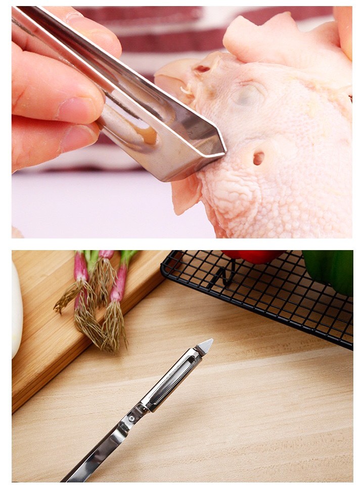 拔毛神器鸭毛厨房家禽拔毛神器 拔鸡毛夹子拔鸭毛镊子猪毛连根拔起杀