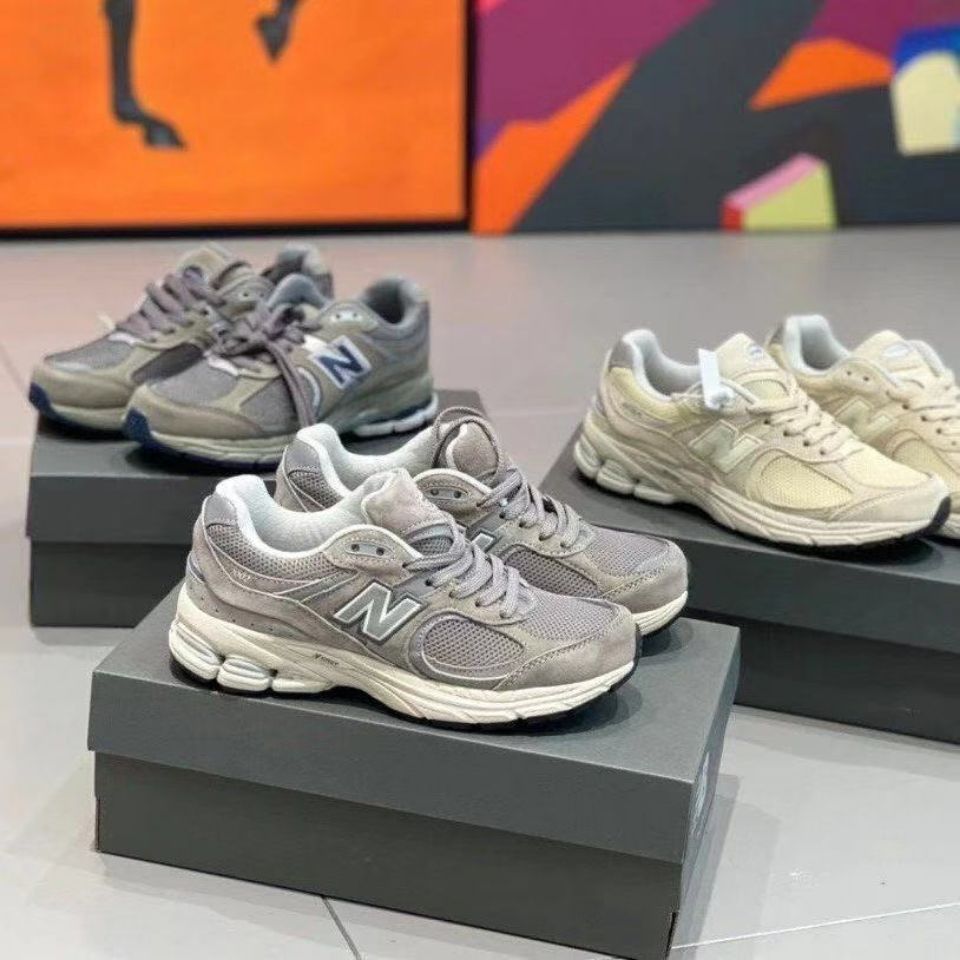 纯原nb2002r元祖灰复古男鞋女鞋休闲增高老爹鞋情侣款运动鞋 中灰色