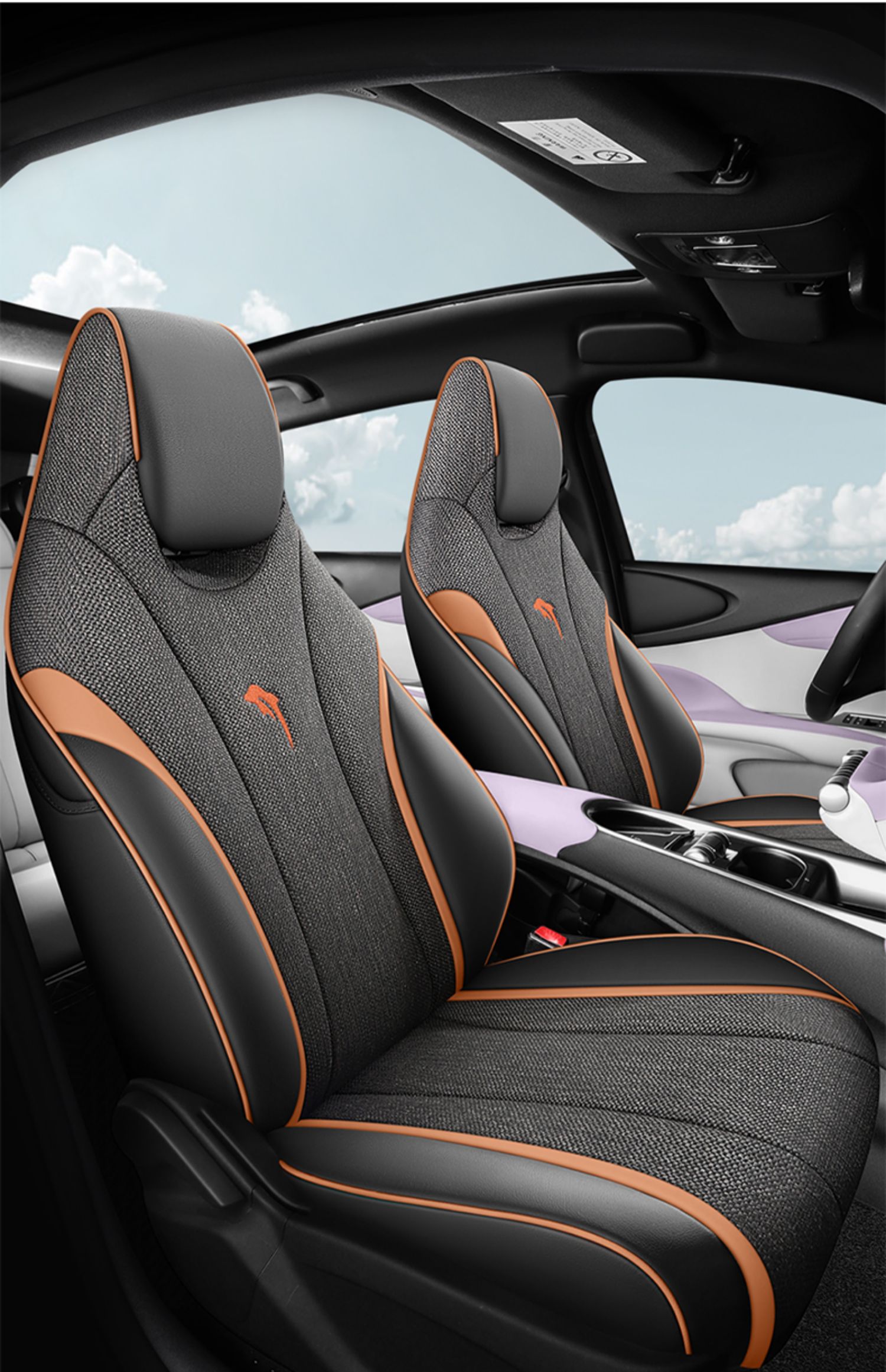 比亚迪海豚专用汽车座套四季通用全包围坐垫透气亚麻布专用座椅套海豚