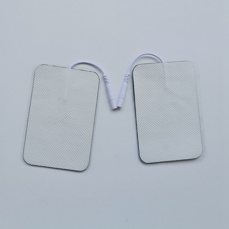 6*9无纺布导电电极片 理疗贴片 按摩器插针式硅胶电极粘针灸贴 10对