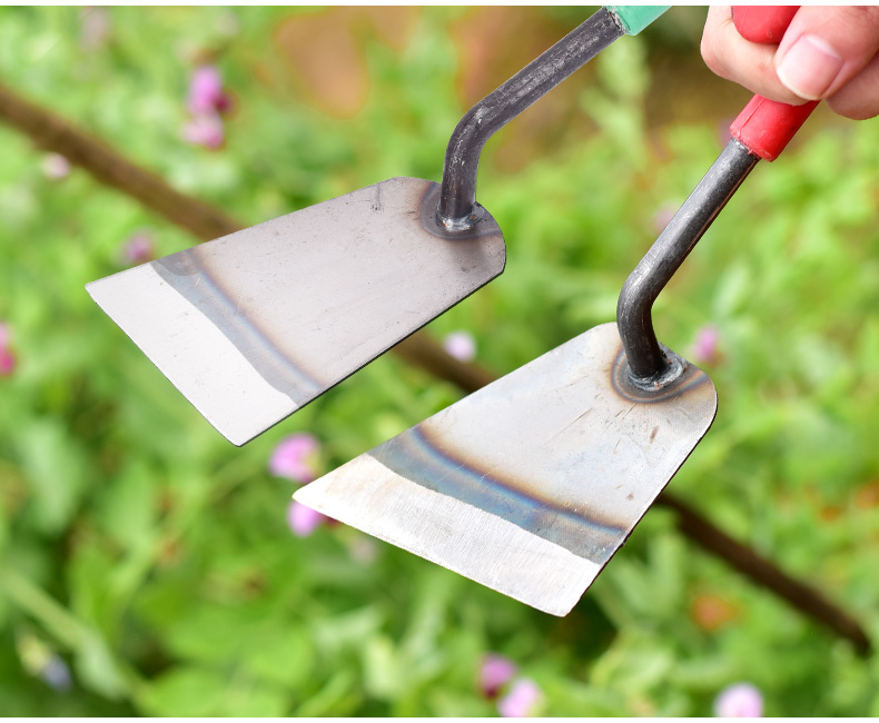农用锰钢挖蒜铲挖野菜起根铲户外挖土铲子挖蒜种花种菜拔草工具 sc1锻