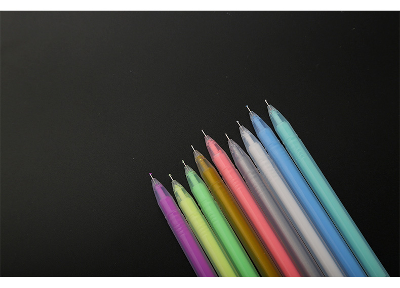 萌之瑶 彩色高光笔黑卡纸绘画专用笔手账专用学生美术素描画画动漫