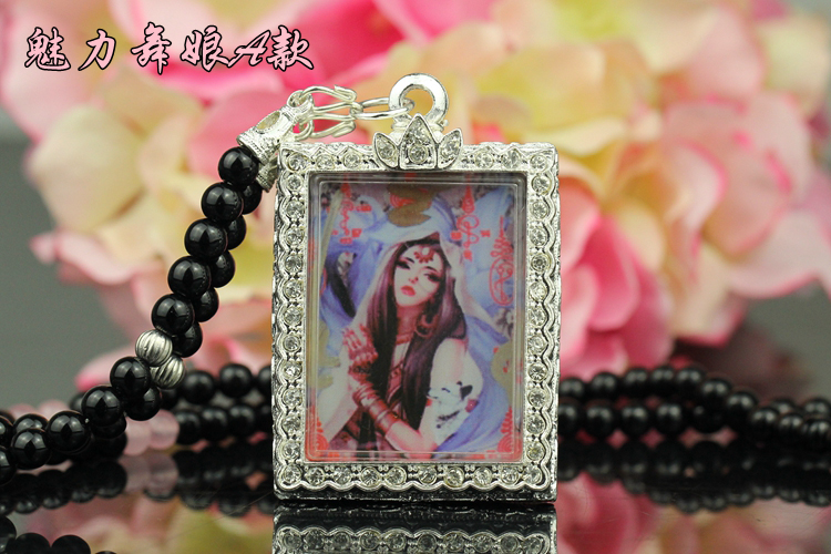 提伯斯泰国佛牌真品龙菩年大师九尾狐仙舞娘款张柏芝同款寓意礼物窈窕