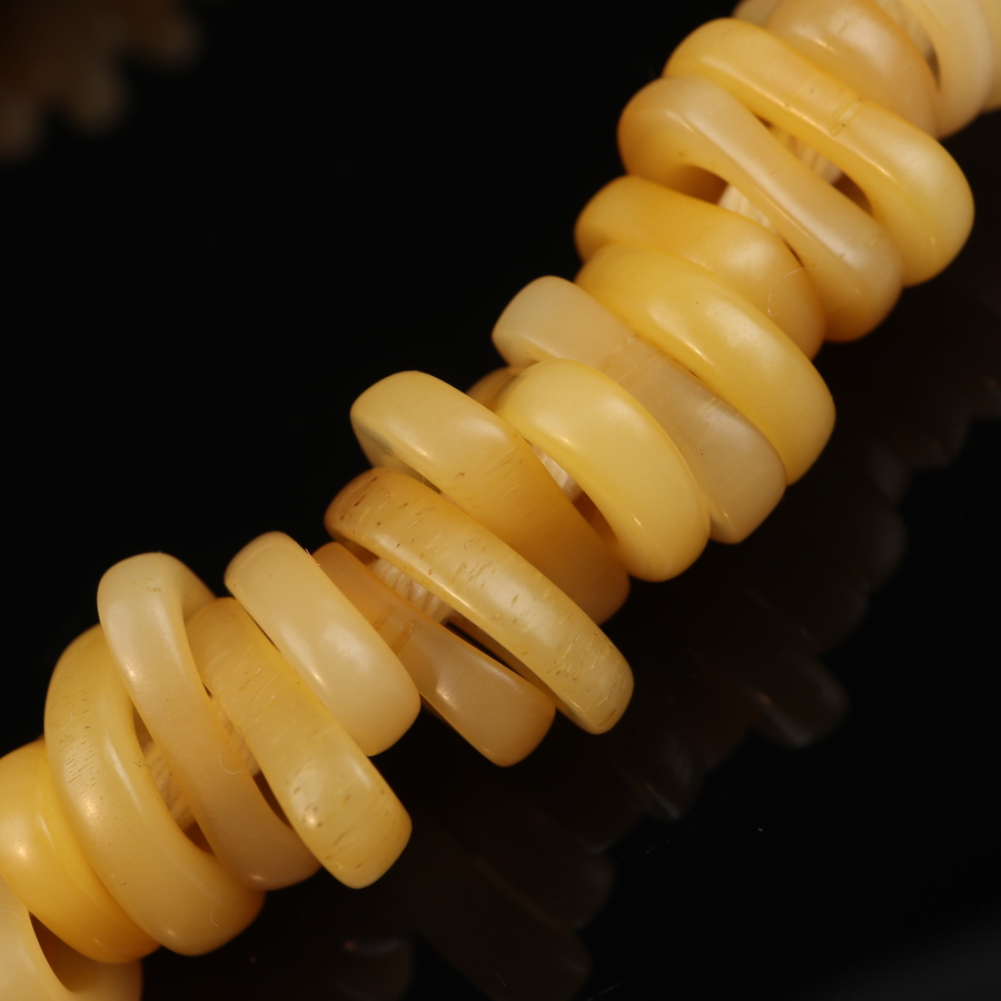 梵隅 藏式打磨油润灵骨佛珠念珠手持108颗牦牛骨念珠【图片 价格 品牌