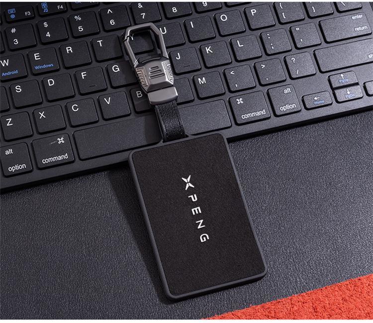 曼影(manying) 21款小鹏p7数字卡片钥匙套g3i磁吸智能nfc卡套鹏翼p5