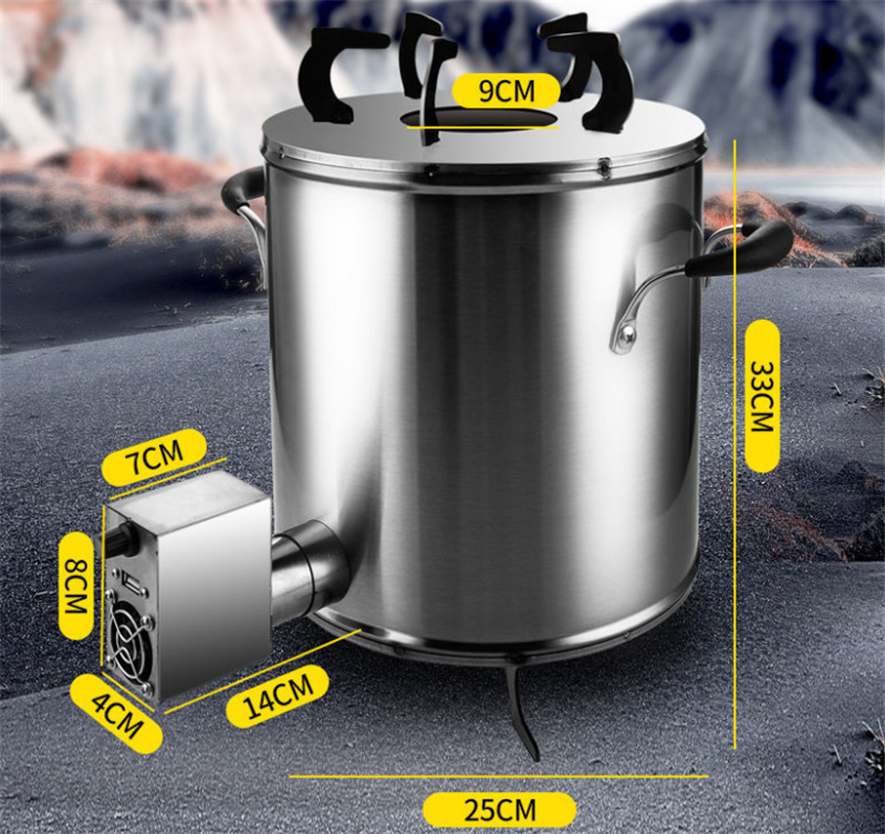 京选品质程博无烟猛火炉户外柴火灶节能猛火灶野炊移动灶台农村家用烧