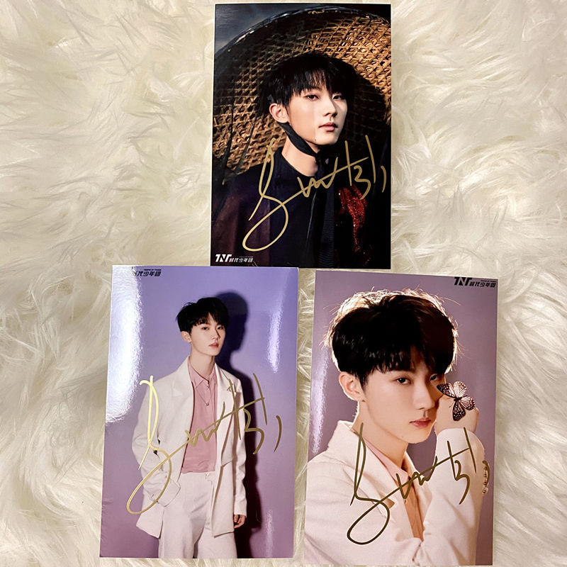 马嘉祺笔签名照片时尚周边非印刷爱豆照亲笔签名 小马10【图片 价格