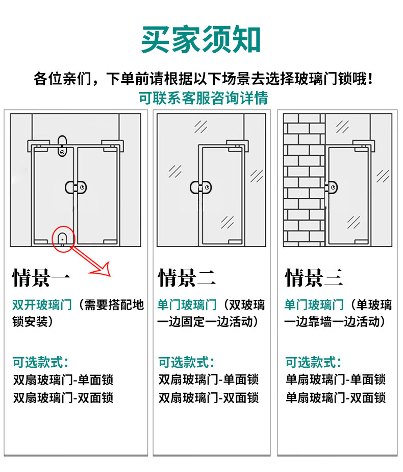 无框玻璃门尺寸图解图片