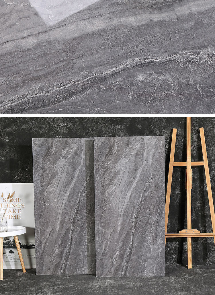 佛山瓷砖地砖6001200客厅通体大理石轻奢地板砖新款灰色大板特价 英伦