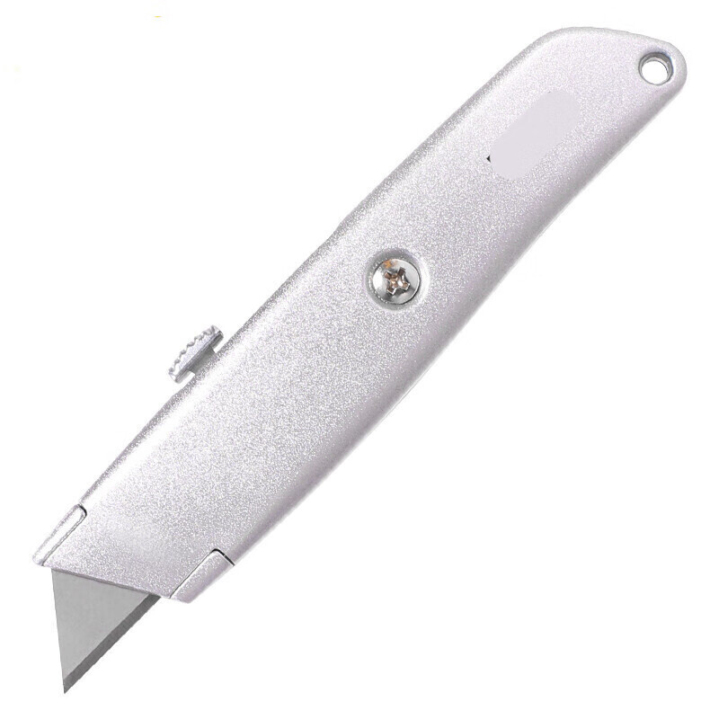10连发重型自锁锌合金美工刀t型美工刀壁纸刀裁纸刀地毯刀含10刀片dl
