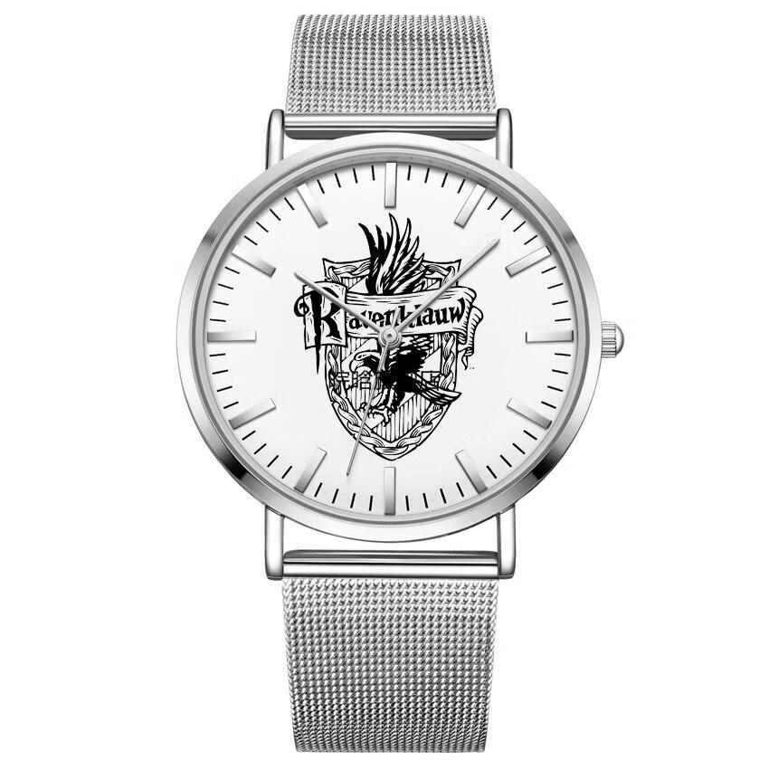 斯莱特林腕表学生手表 格兰芬多-钢带黑色黑表盘【图片 价格 品牌