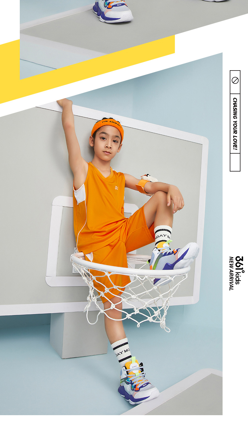361童装商场同款男童篮球速干套装2022年夏季新款中大童小学生透气