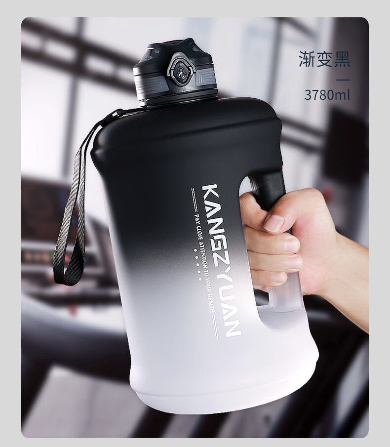 网红同款顿顿桶特大号运动健身水壶大容量水杯子男夏耐高温水桶杯大肚