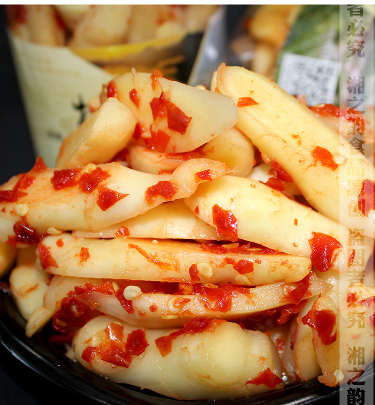 湖南剁椒姜片酸姜酸辣椒湖南酸辣生姜片鲜嫩姜片湘西特产腌姜四川泡姜