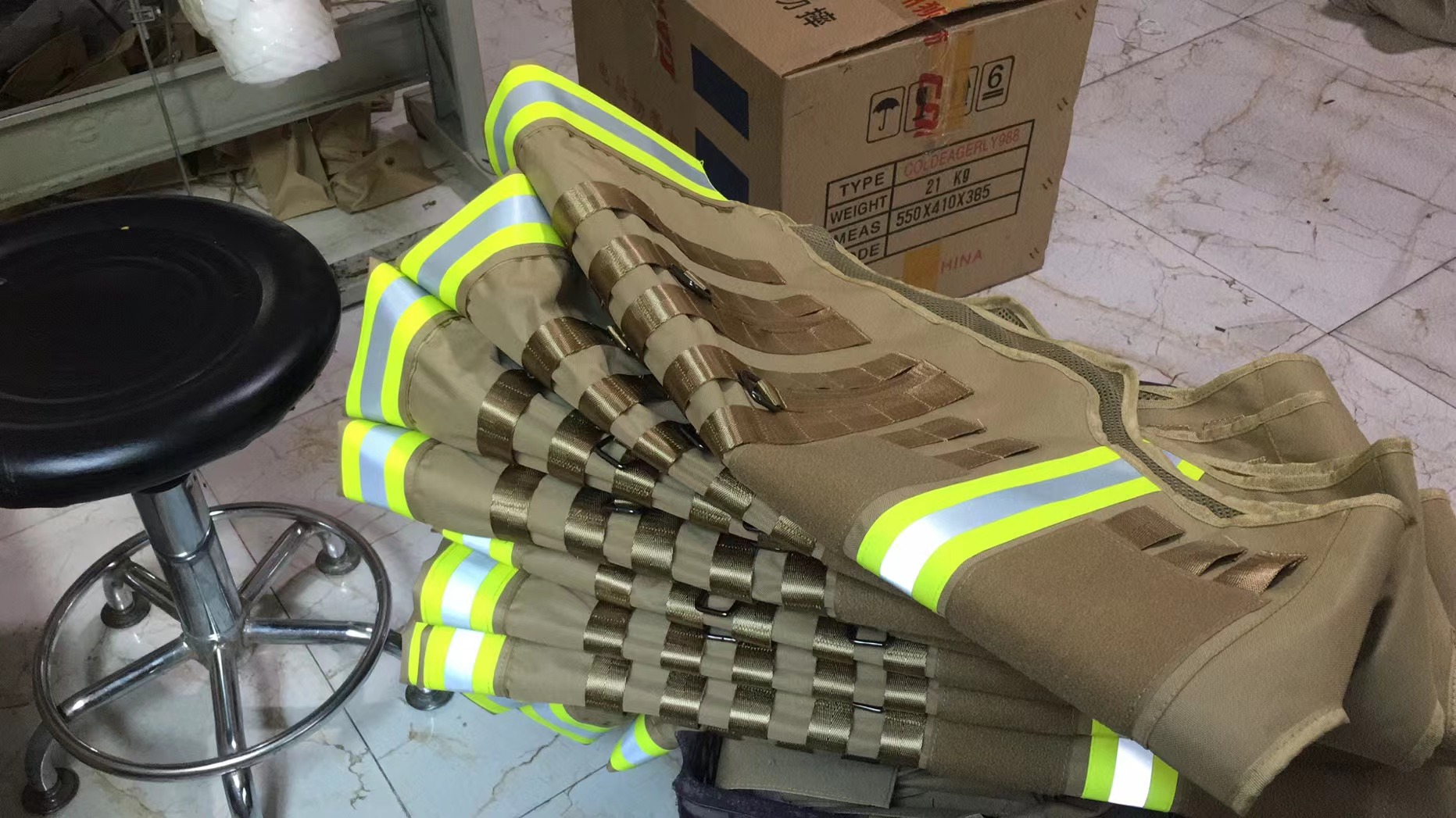 通信马甲通讯背心应急救援保障工装服反光背心定做 甘肃消防消防员款