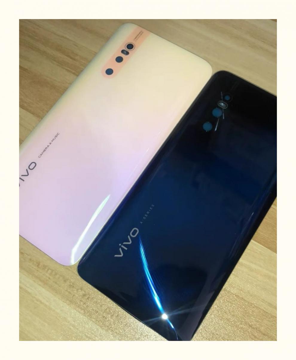 誉科创适用vivo x27 x30后盖玻璃x60 x50pro后屏电池盖外壳 x50【黑镜