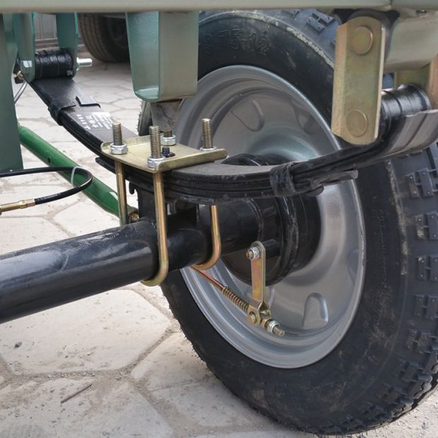 电动三轮车配件大全后桥弓子板加厚铁板五片钢板改装配件减震钢板 1号