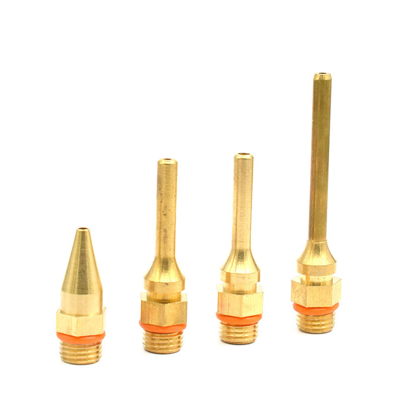 热熔胶枪胶枪嘴 铜咀点胶头纯铜溶胶工具 加长出胶咀70mm热熔胶枪 100